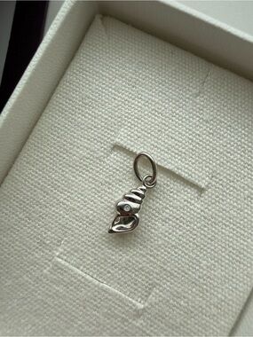 Michael Hill Sterling Silver Conch Seashell Pendant Charm